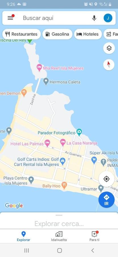 La Casa Naranja Otel Isla Mujeres Dış mekan fotoğraf
